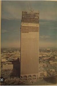 BOK tower being built